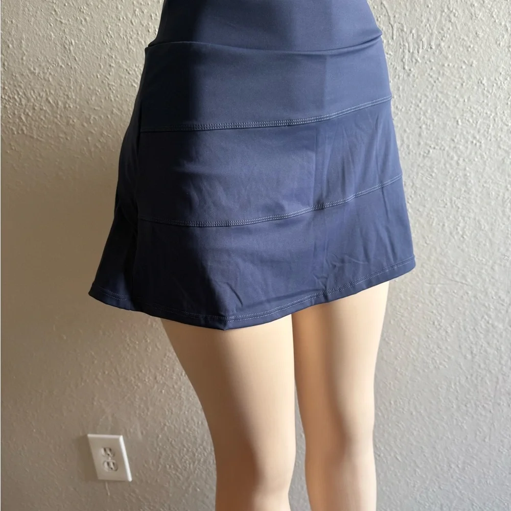 Alo yoga Stylish Navy Blue Skirt size M